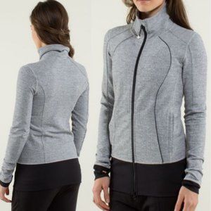 Lululemon Nice Asana Jacket  in Herringbone Size 4